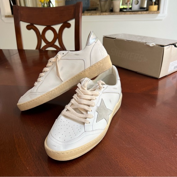 Golden Goose Ballstar with suede star and metallic leather heel tab - BRAND NEW - Picture 7 of 11